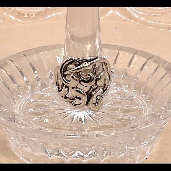 Hagit Gorali Sterling Silver Swirling Lines Ring - Picture 2 of 11